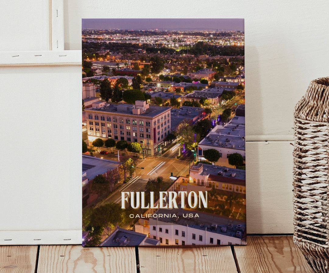 Fullerton Retro Wall Art, California, USA