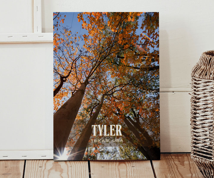 Tyler Retro Wall Art, Texas, USA
