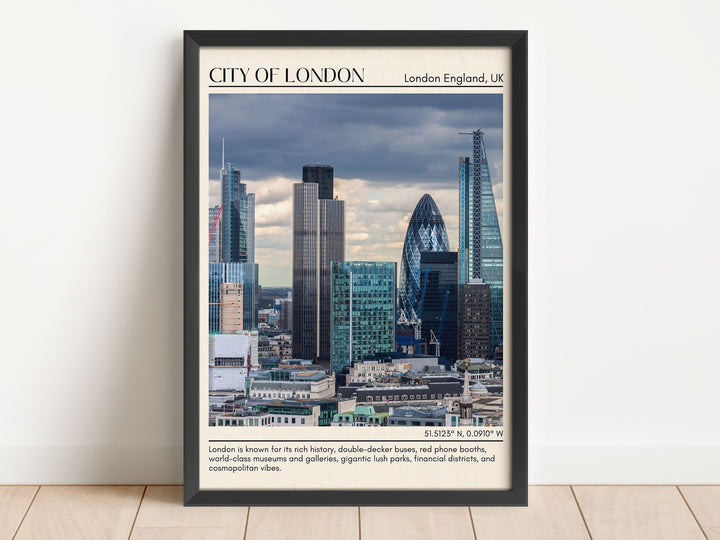 City of London Wall Art, London England, UK