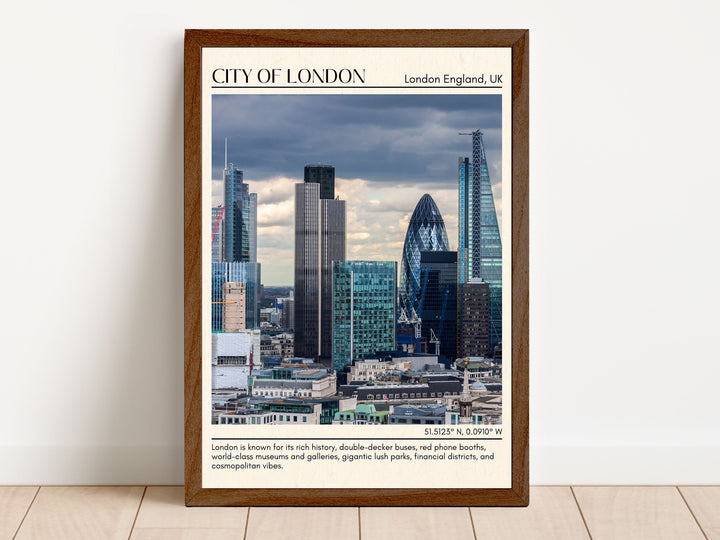 City of London Wall Art, London England, UK
