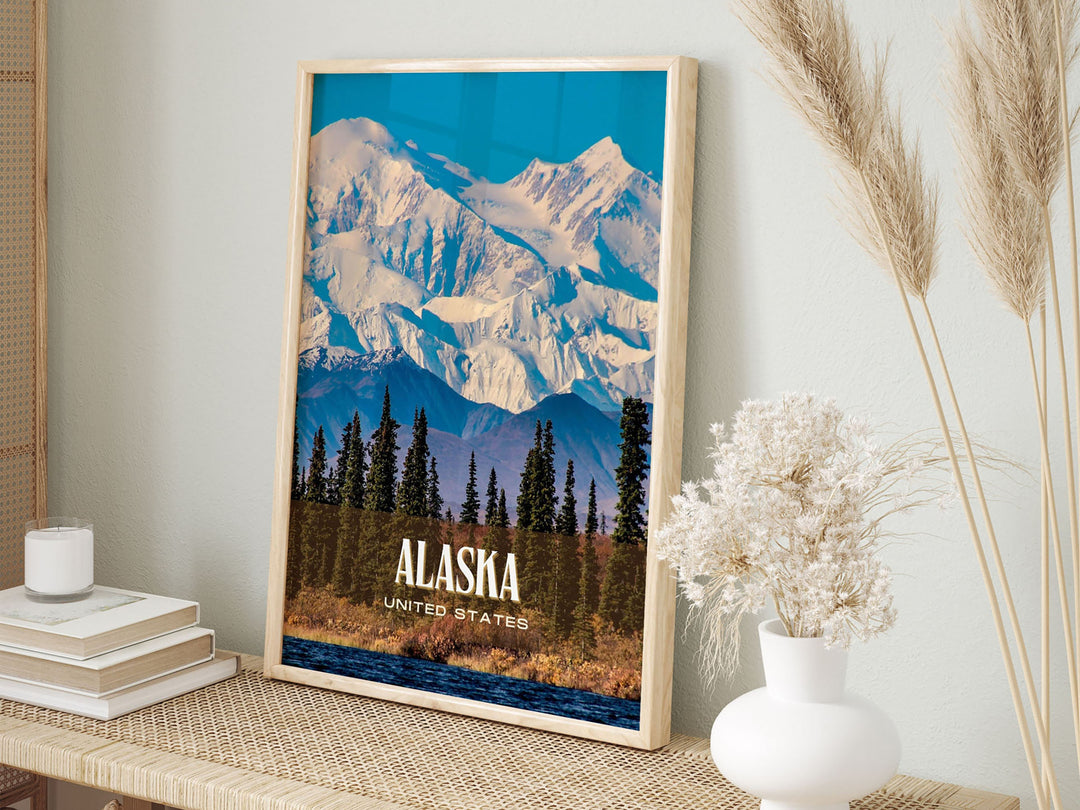 Alaska Retro Wall Art, United States