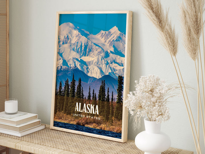 Alaska Retro Wall Art, United States