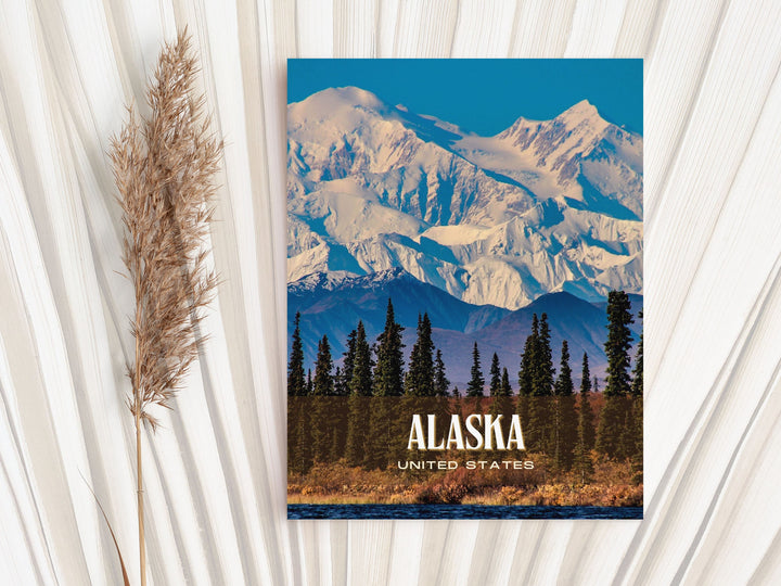 Alaska Retro Wall Art, United States