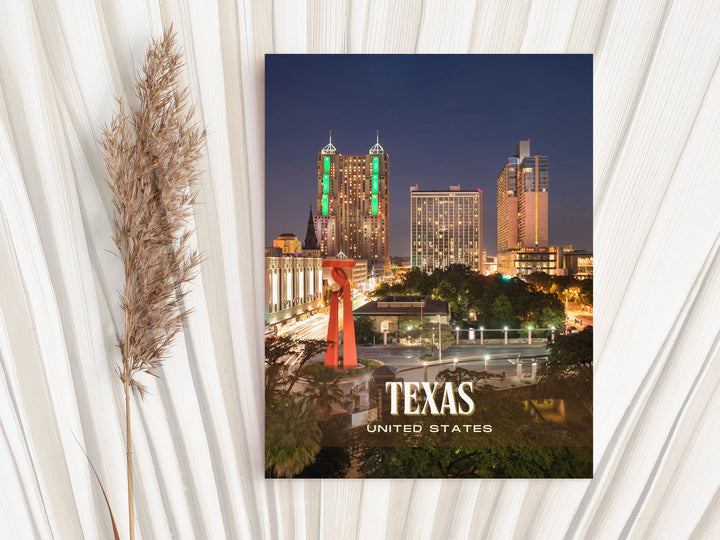 Texas Retro Wall Art, USA
