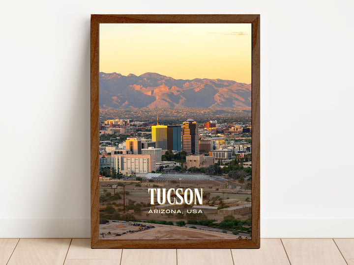 Tucson Retro Wall Art, Arizona, USA