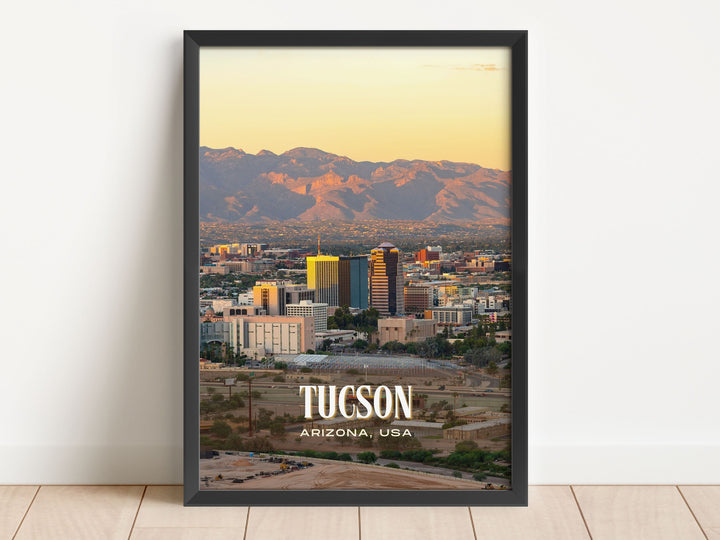 Tucson Retro Wall Art, Arizona, USA