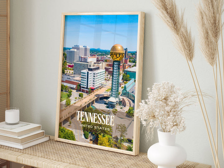 Tennessee Retro Wall Art, USA