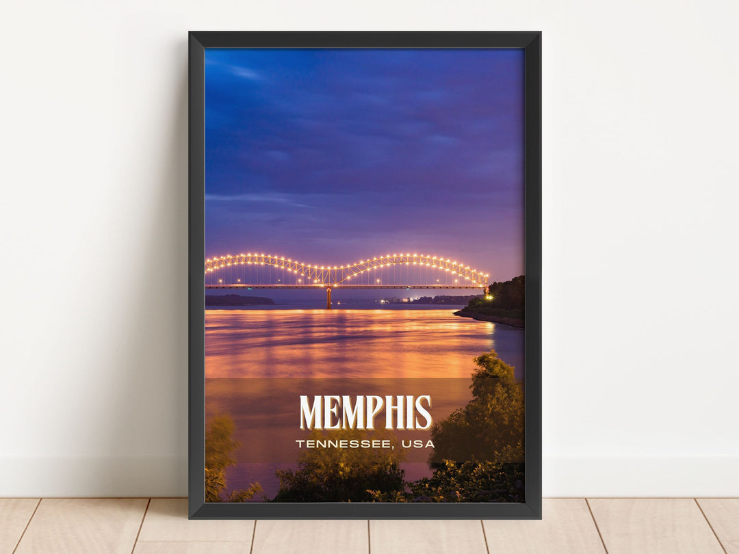 Memphis Retro Wall Art, Tennessee, USA