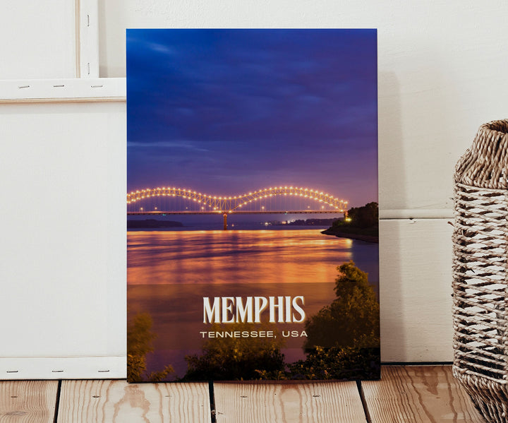 Memphis Retro Wall Art, Tennessee, USA