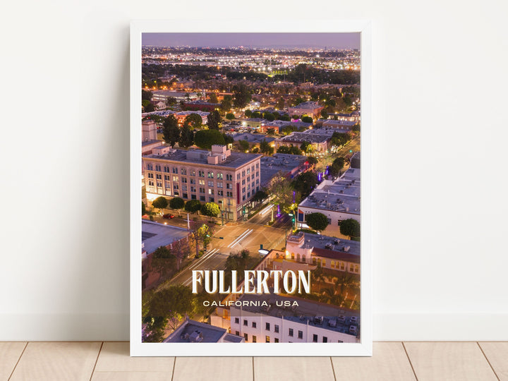 Fullerton Retro Wall Art, California, USA