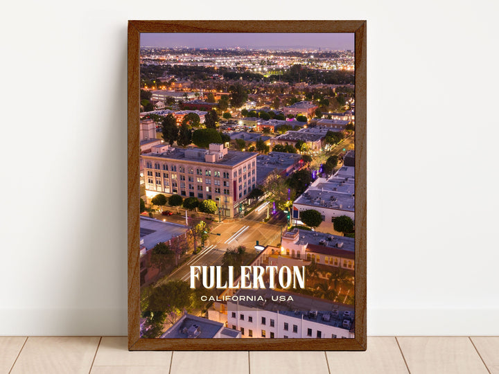 Fullerton Retro Wall Art, California, USA