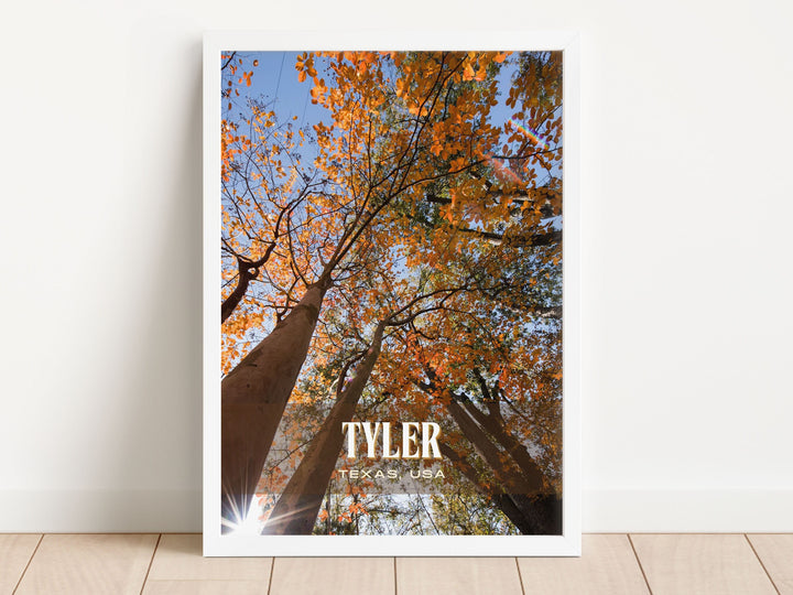 Tyler Retro Wall Art, Texas, USA