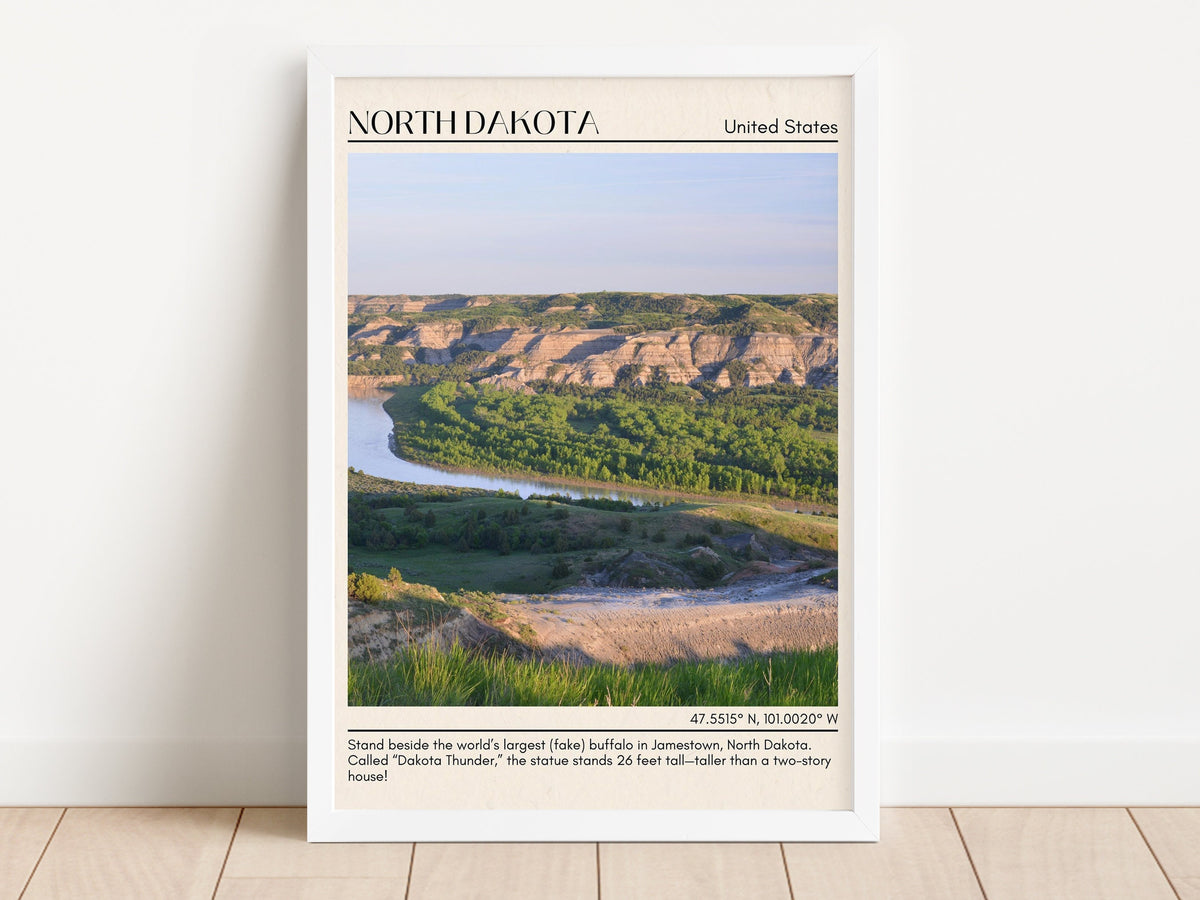 North Dakota Wall Art, USA