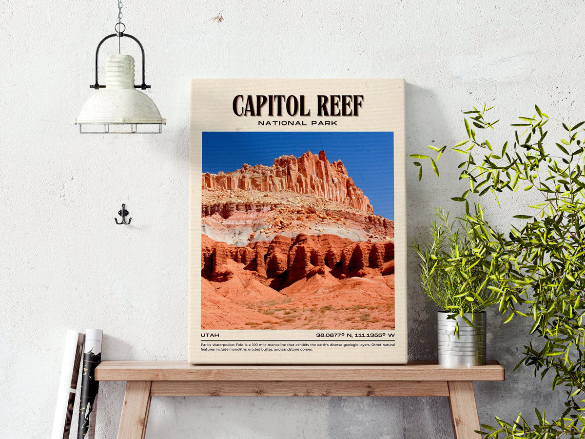 Exploring Capitol Reef National Park: 5 Must-Do Activities and Vintage Wall Art Inspiration