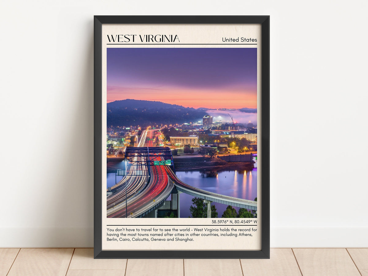 West Virginia Wall Art, USA
