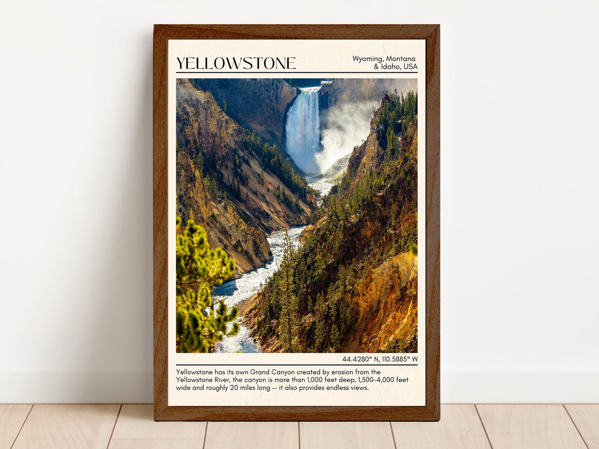 Yellowstone Wall Art, Wyoming, Montana, Idaho, USA