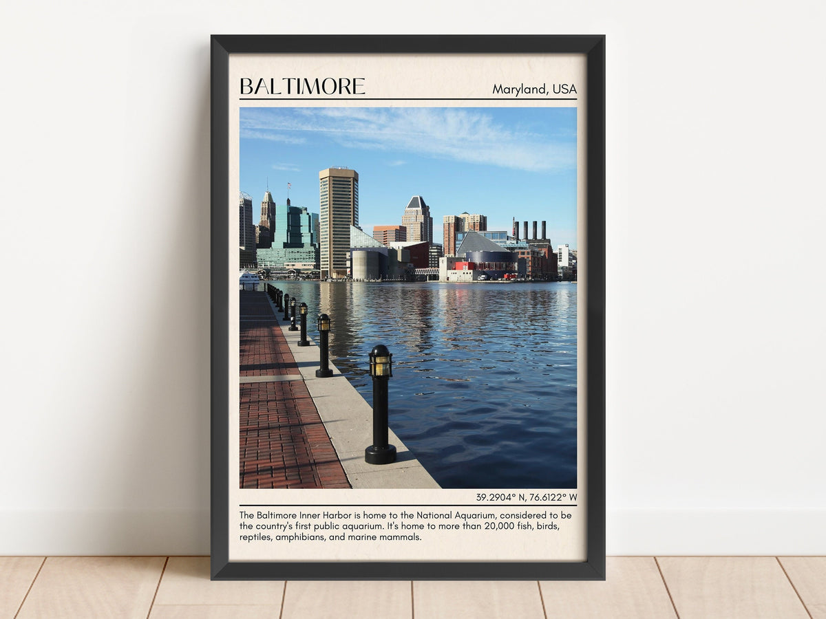 Baltimore Wall Art, Maryland, USA