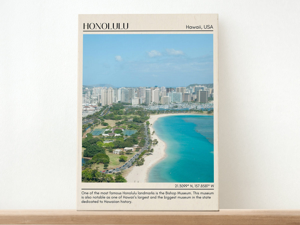 Honolulu Wall Art, Hawaii, USA