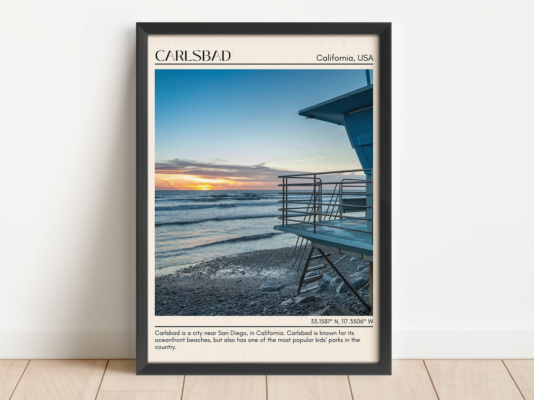 Explore Carlsbad, California: 5 Must-Visit Destinations and Captivate Your Walls with Carlsbad Minimal Wall Art
