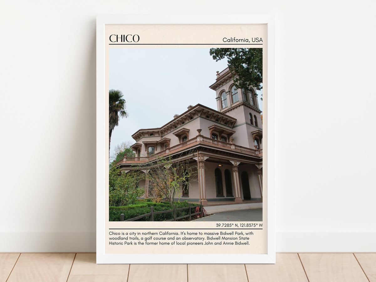 Exploring Chico, California: 5 Must-Do Activities and Chico Minimal Wall Art to Capture the Essence