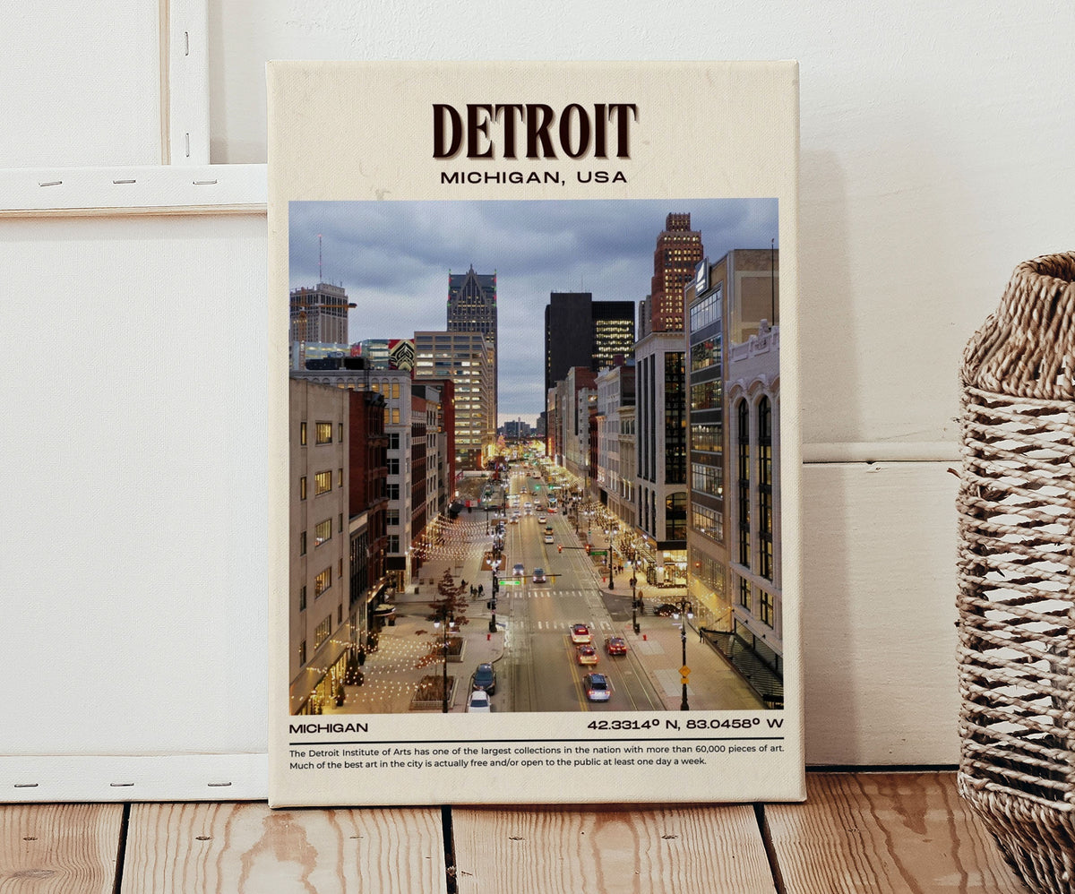 Discover the Heart of Detroit, Michigan: Five Must-Visit Spots Captured in Art