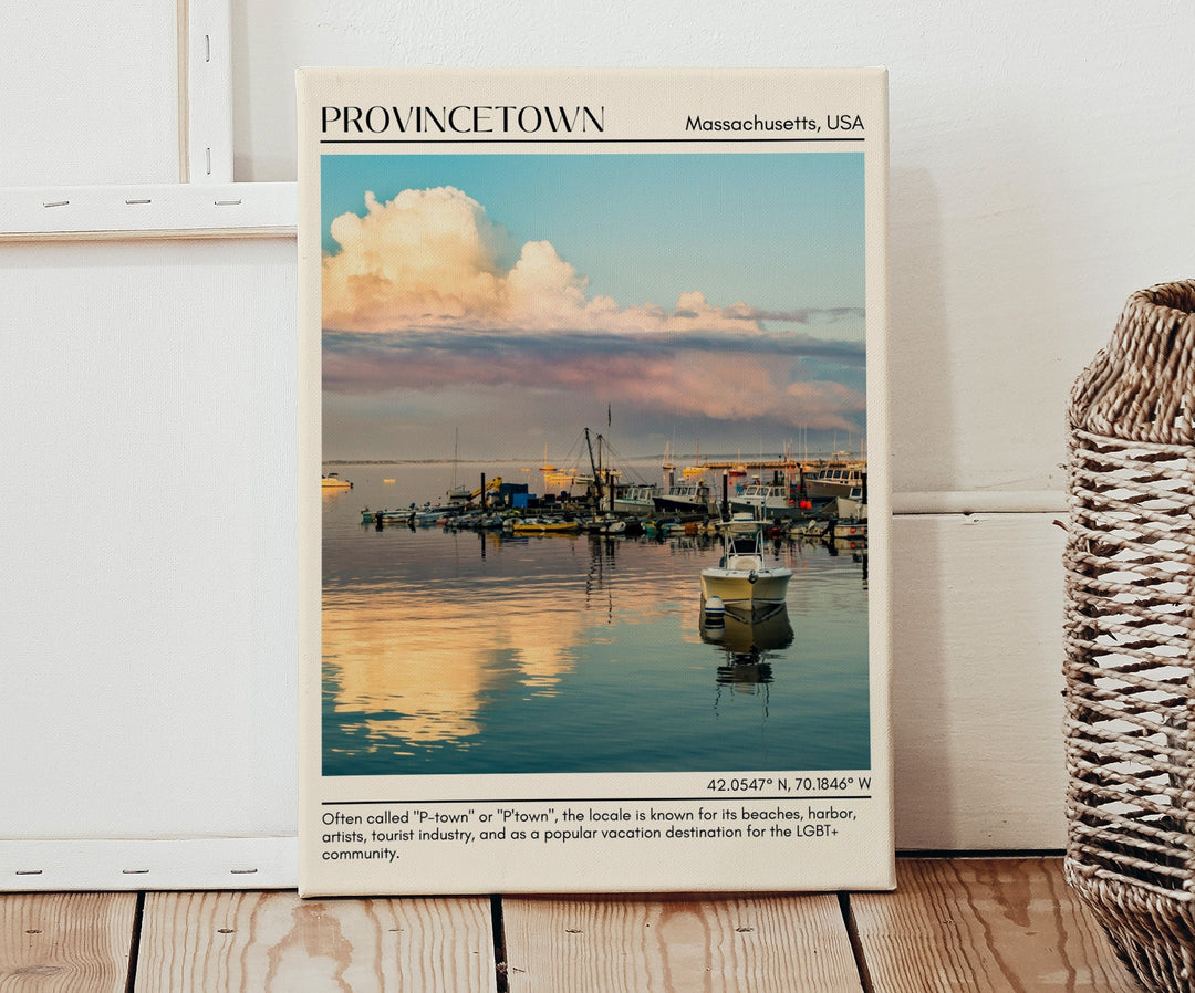 Provincetown travel, Provincetown art, Provincetown poster, Provincetown painting, Massachusetts poster, Provincetown wall art, city art print, Provincetown photo, Provincetown artwork, travel poster print.