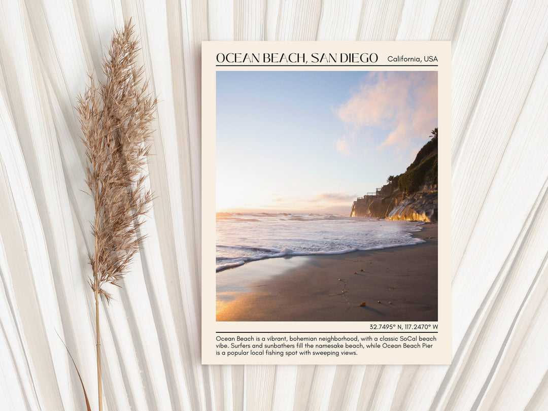 Explore Ocean Beach, San Diego: 5 Must-Do Activities & City Posters to Capture Your Memories