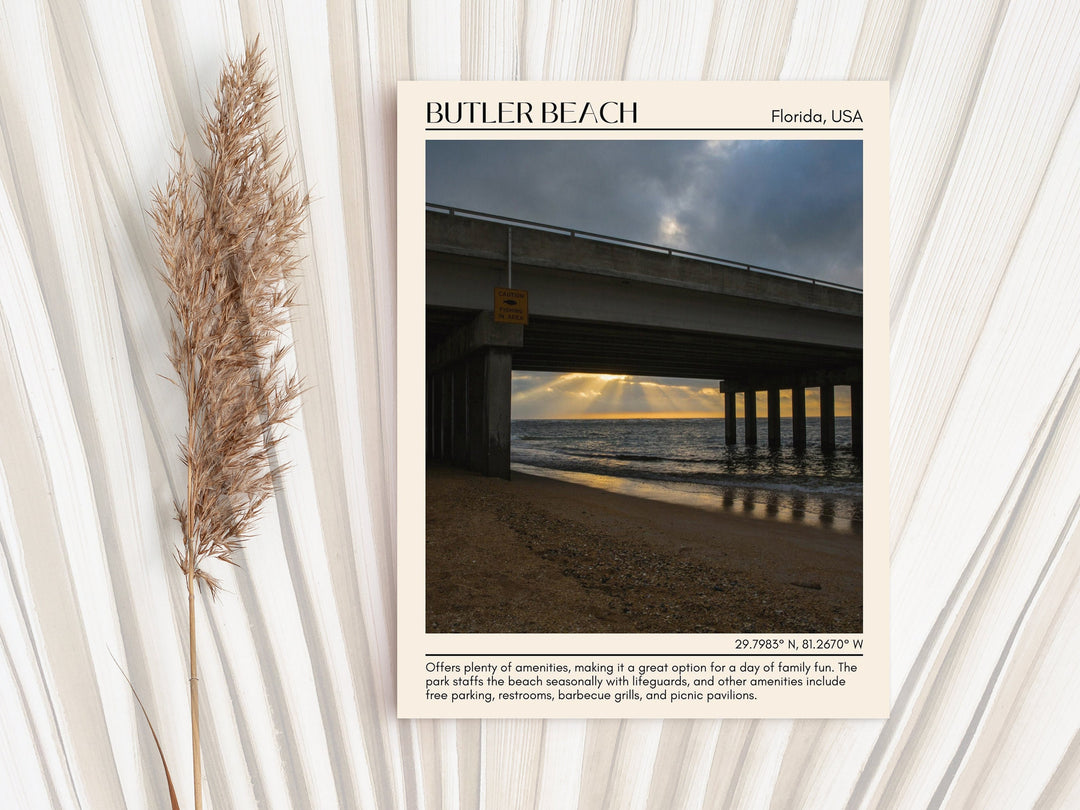 Discover Butler Beach, Florida: 5 Captivating Attractions Through City Art Prints