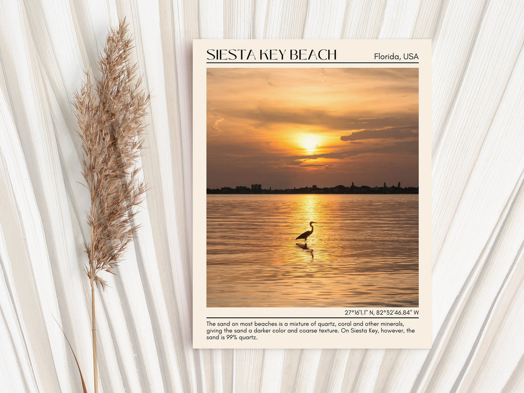 Siesta Key Beach travel, Florida poster, Siesta Key Beach art, city art print, Siesta Key Beach wall decor, Siesta Key Beach photo, Siesta Key Beach painting, Siesta Key Beach wall art, Siesta Key Beach map, travel poster print.