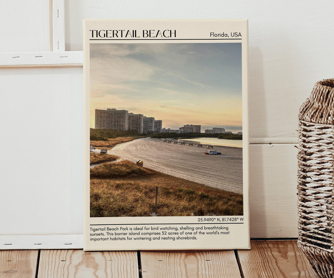 Tigertail Beach travel, Florida poster, city art print, Tigertail Beach wall art, travel poster print, Tigertail Beach map, Tigertail Beach photo, Tigertail Beach painting, city color palette, Tigertail Beach artwork.