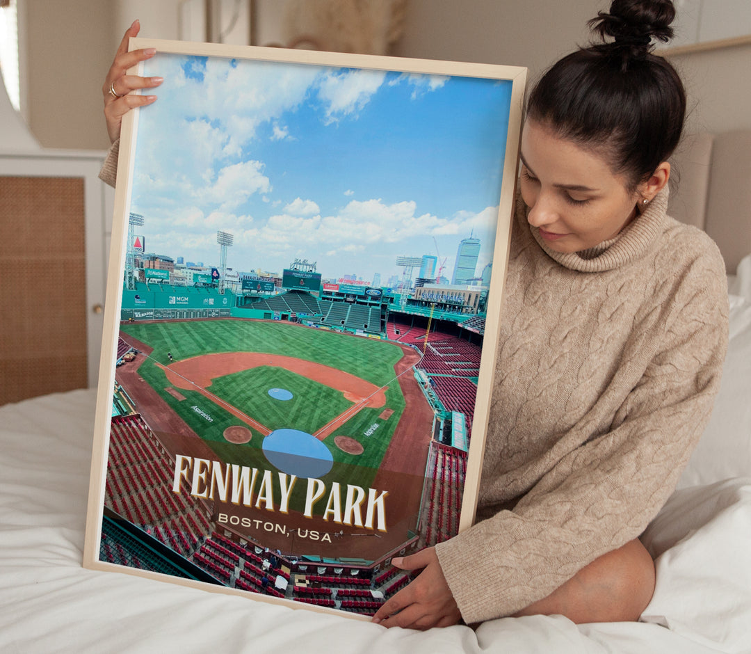 Fenway Park Stadium Baseball Wall Art