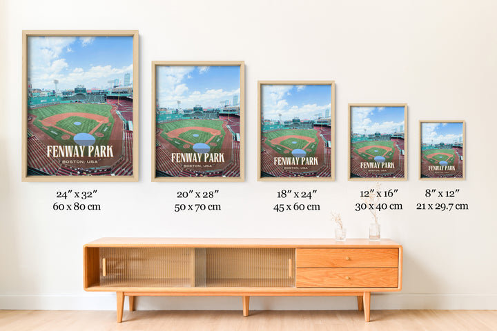 Fenway Park Stadium Baseball Wall Art