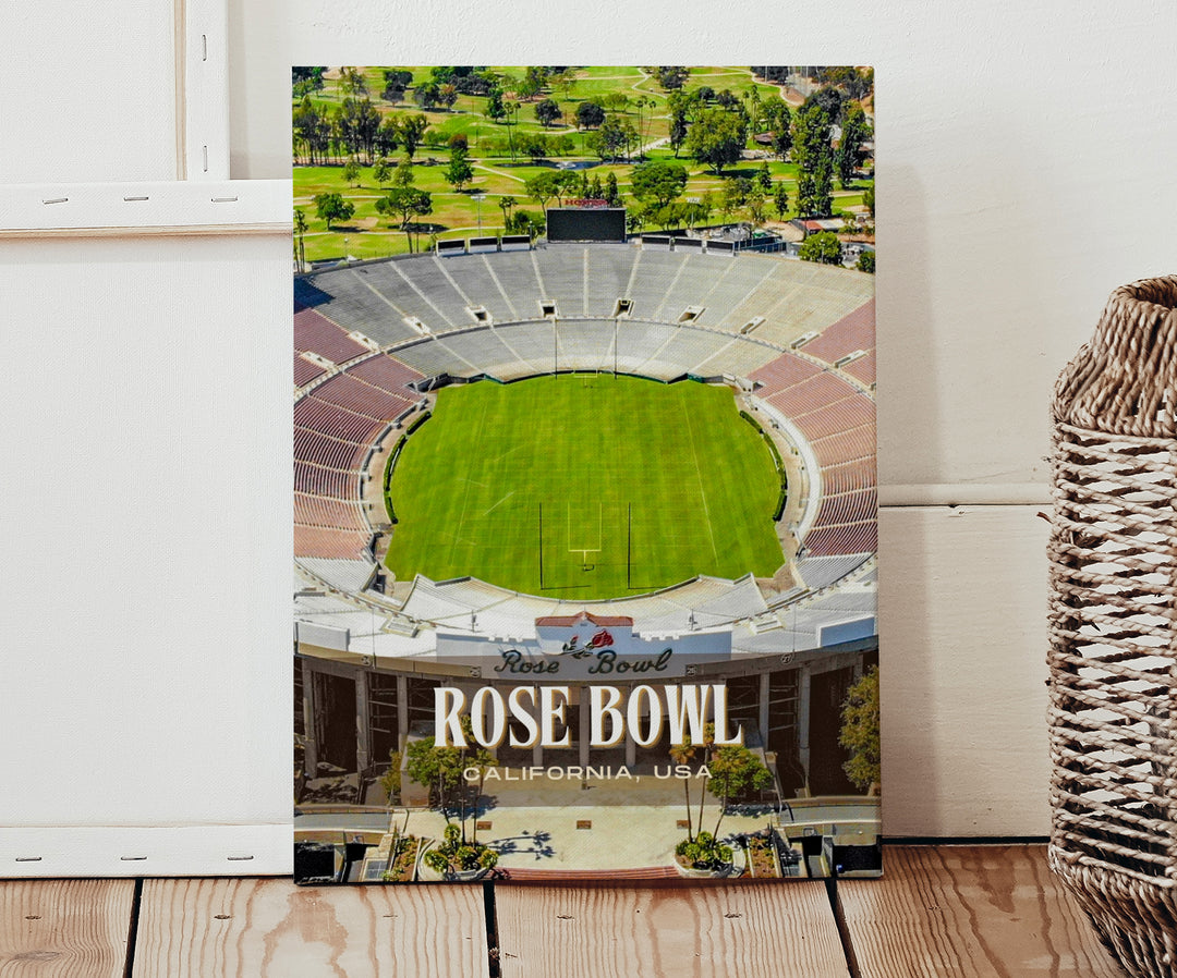 Rose Bowl Stadium Football Wall Art