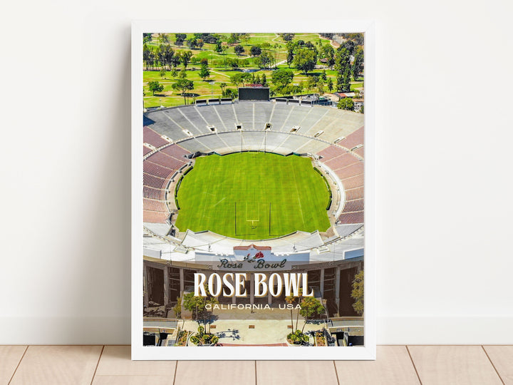 Rose Bowl Stadium Football Wall Art