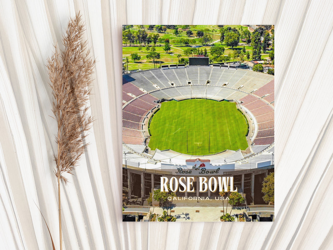 Rose Bowl Stadium Football Wall Art