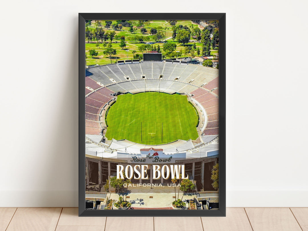 Rose Bowl Stadium Football Wall Art