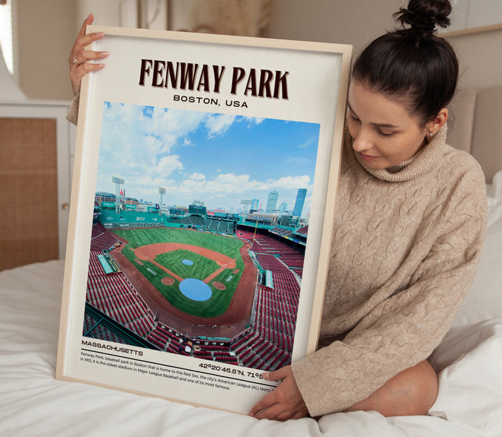 Fenway Park Stadium Baseball Retro Wall Art