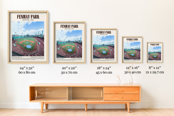 Fenway Park Stadium Baseball Retro Wall Art