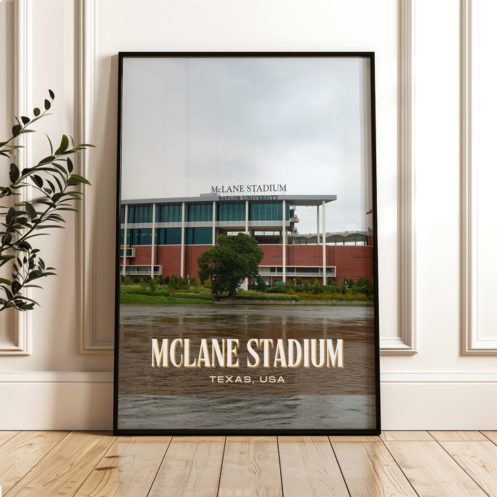 McLane Stadium Football Wall Art