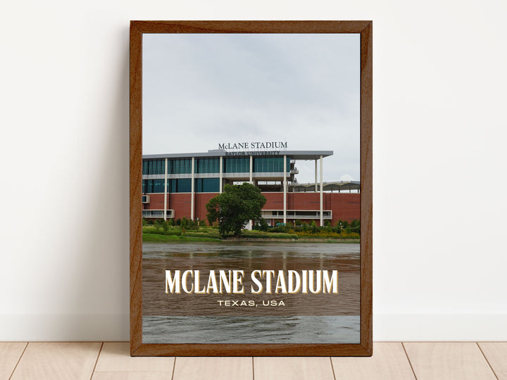 McLane Stadium Football Wall Art