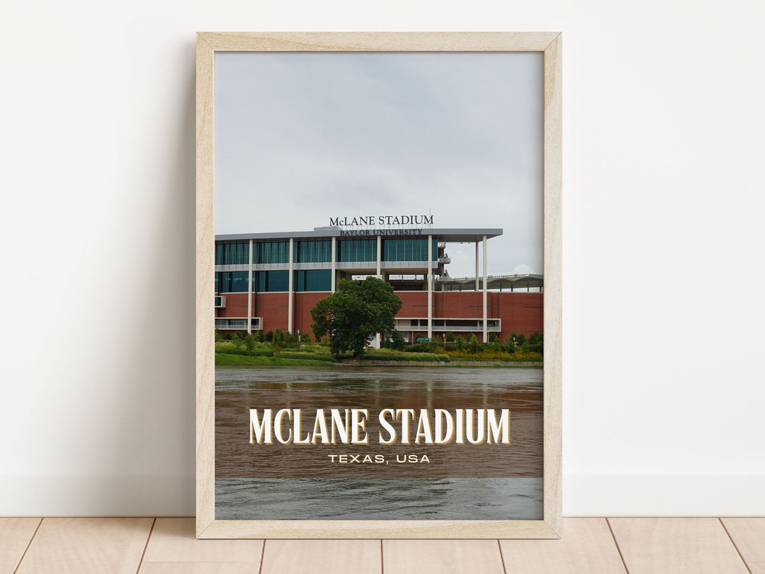 McLane Stadium Football Wall Art