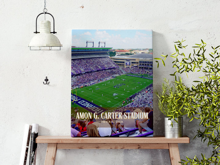 Amon G. Carter Stadium Football Wall Art