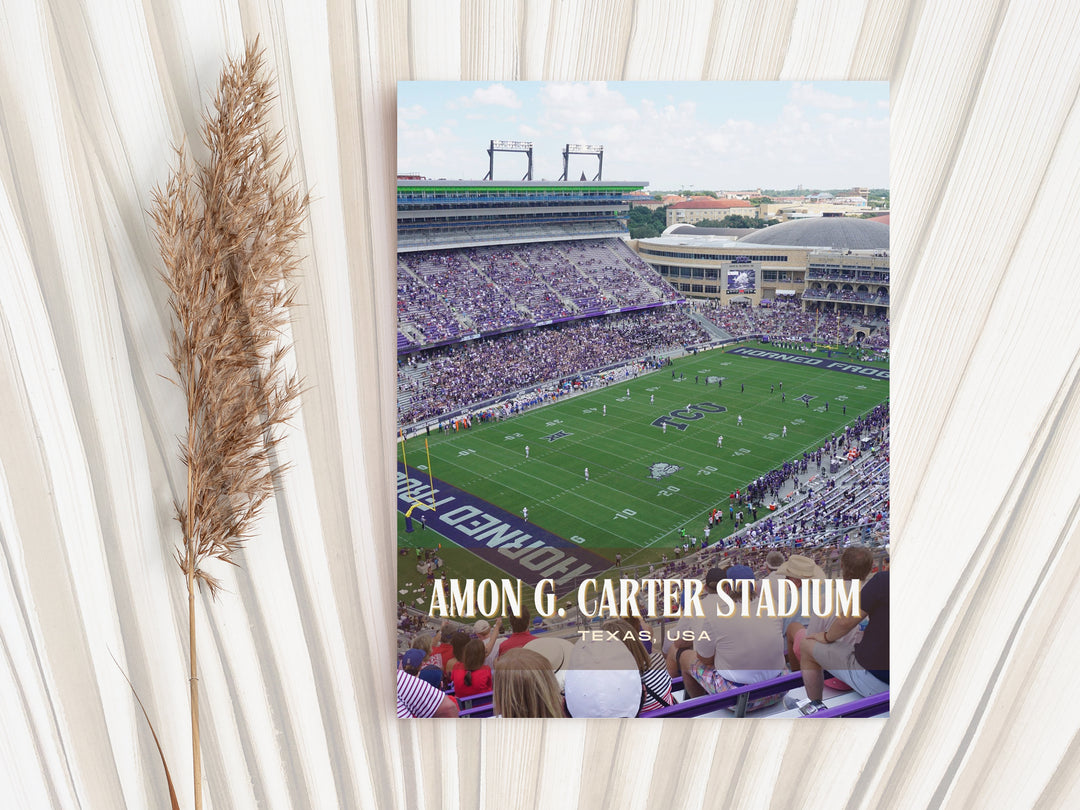 Amon G. Carter Stadium Football Wall Art