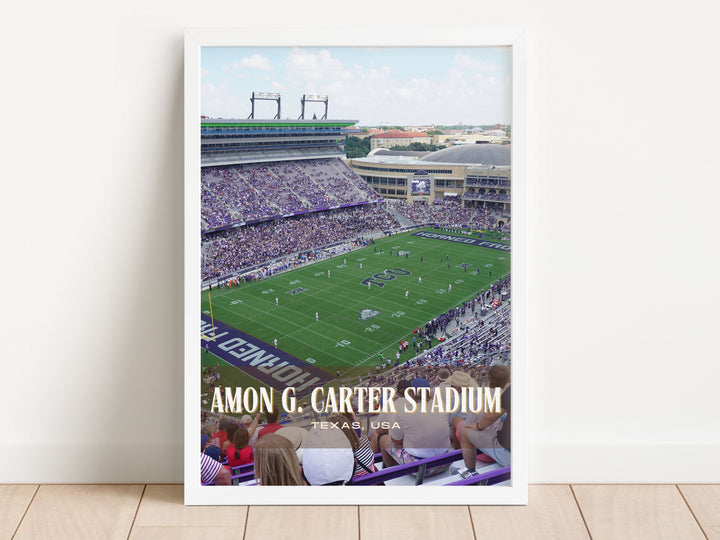 Amon G. Carter Stadium Football Wall Art