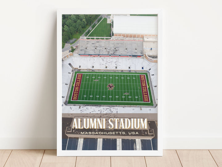 Alumni Stadium Football Wall Art