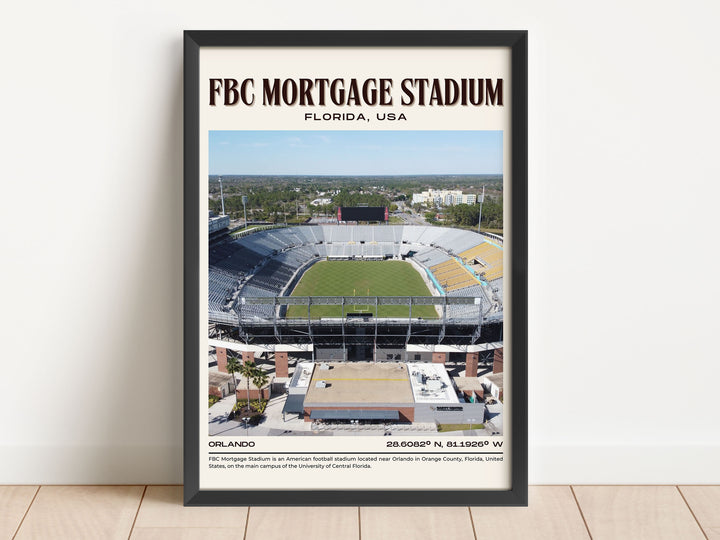 FBC Mortgage Stadium Football Retro Wall Art