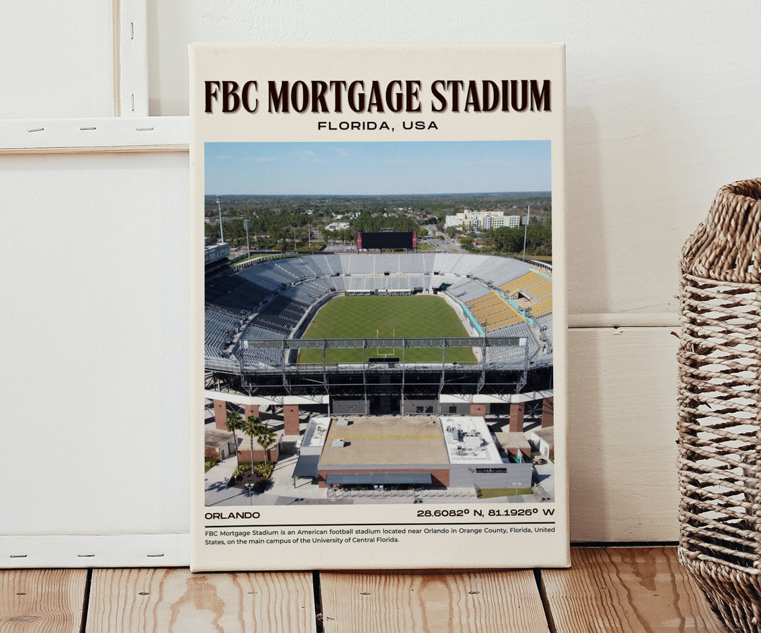 FBC Mortgage Stadium Football Retro Wall Art