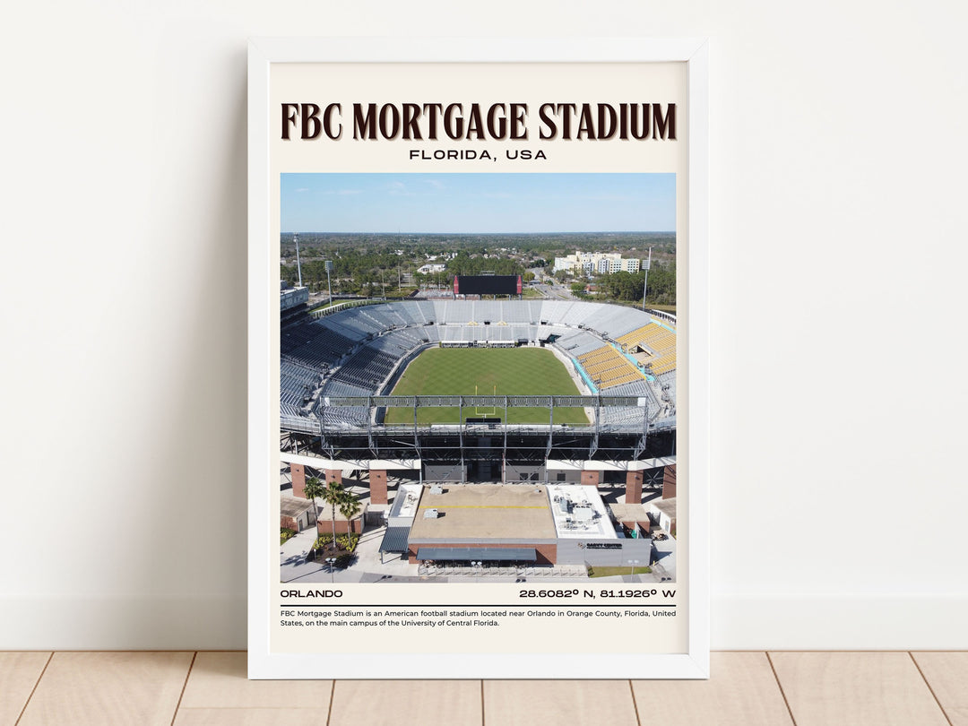 FBC Mortgage Stadium Football Retro Wall Art