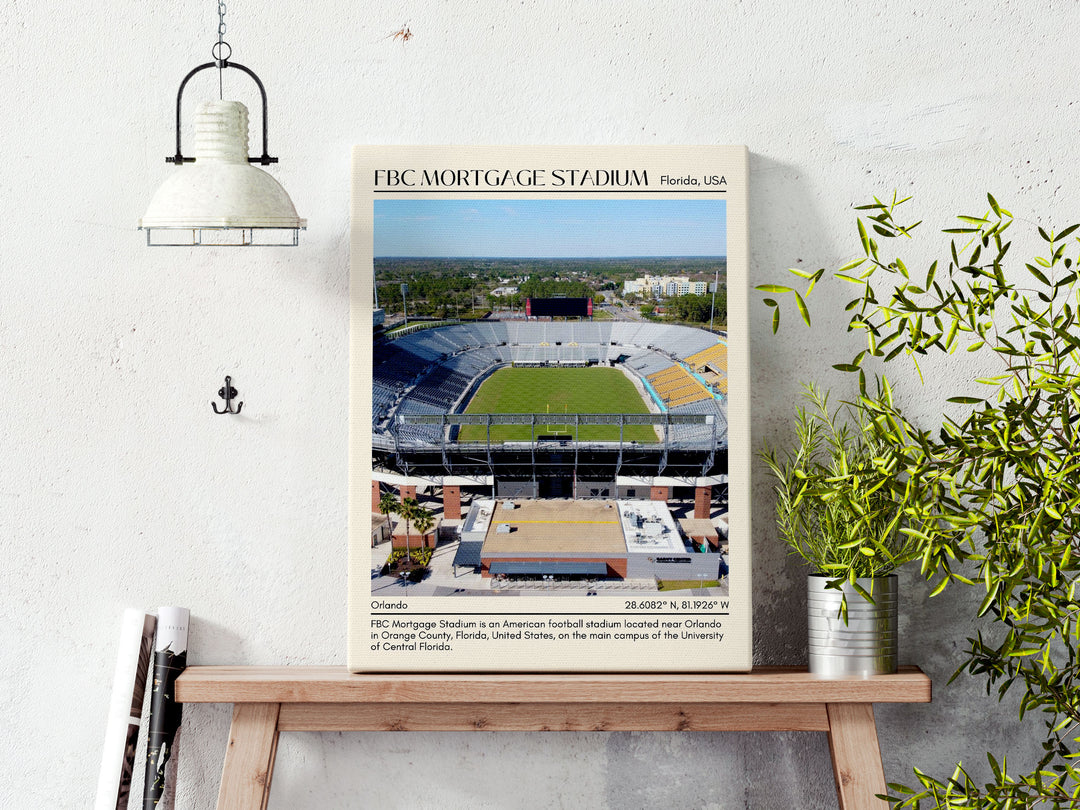 FBC Mortgage Stadium Football Minimal Wall Art