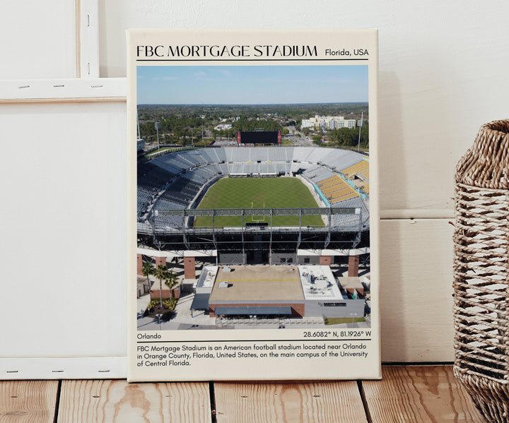 FBC Mortgage Stadium Football Minimal Wall Art